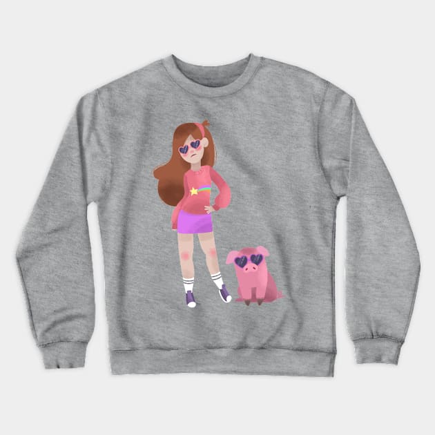 Cool Mabel and Waddles Crewneck Sweatshirt by BubblegumGoat